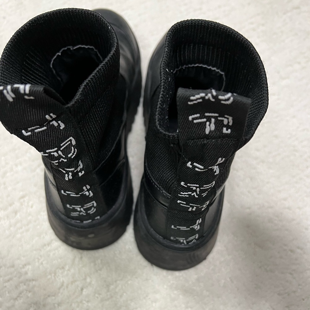 Zara black booties